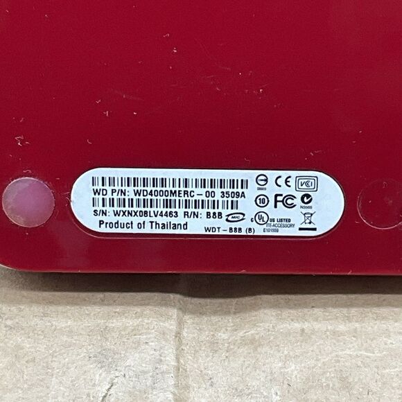 Western Digital 400GB External Hard Drive WD4000MERC Tested - Picture 6 of 6